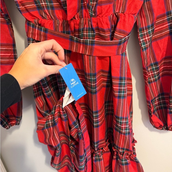 Cupshe Red Plaid Dress - Picture 5 of 5